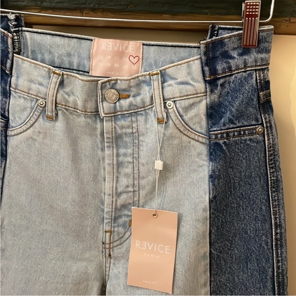 Revice Gemini Crossroads Two-Tone Cropped Jeans Size 27 - Picture 8 of 16